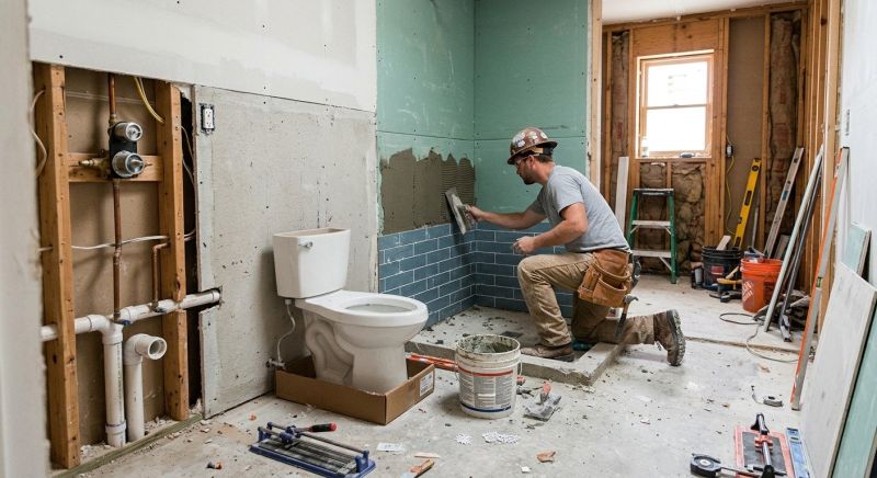 Bathroom Floor Replacement in Littleton, CO